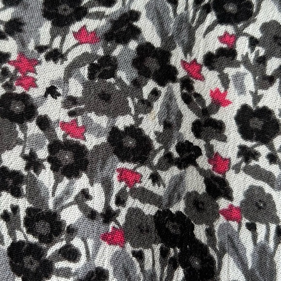 Zadig & Voltaire Black Pink Floral Ringo Print Dress Small Eve Sz S - Picture 12 of 13